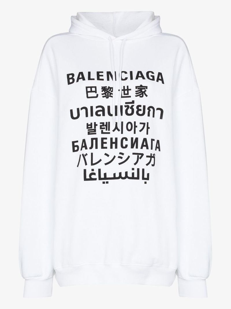 Translation Logo-print Hoodie