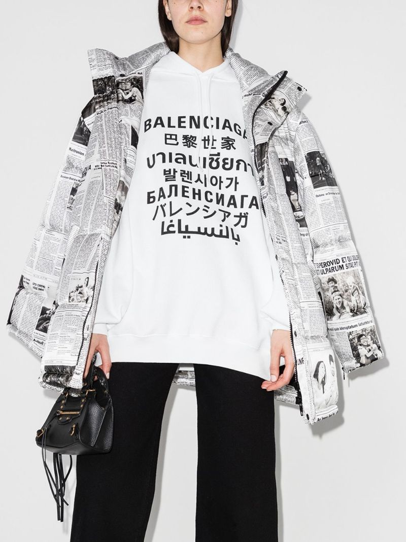 Translation Logo-print Hoodie