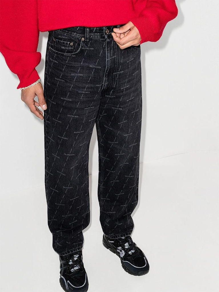 Logo-print Loose-fit Jeans