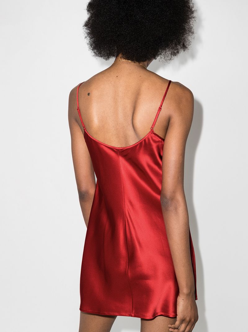 Short Silk Nightdress
