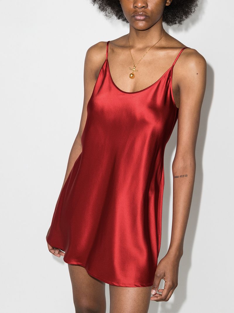 Short Silk Nightdress