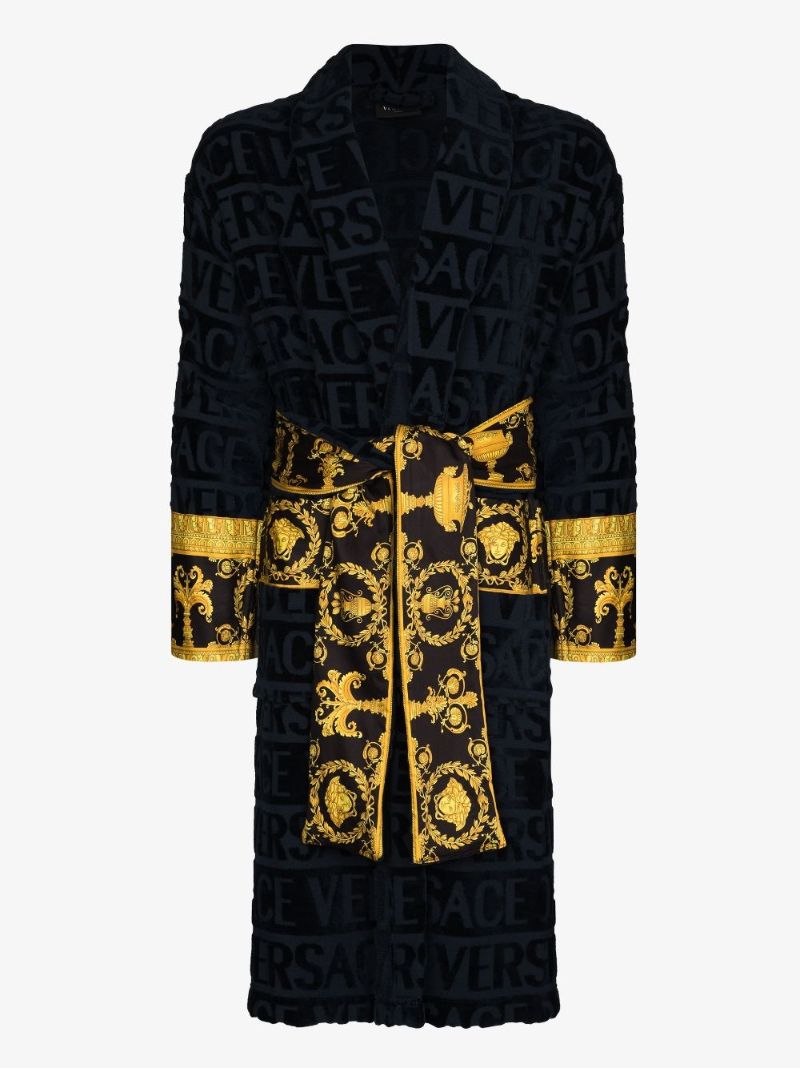 I Love Baroque Belted-waist Robe