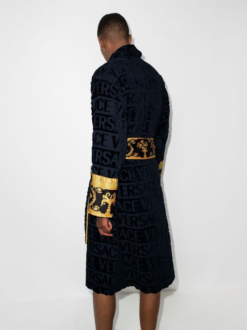 I Love Baroque Belted-waist Robe