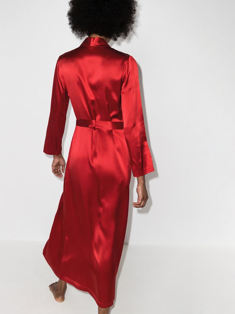 Long Silk Robe