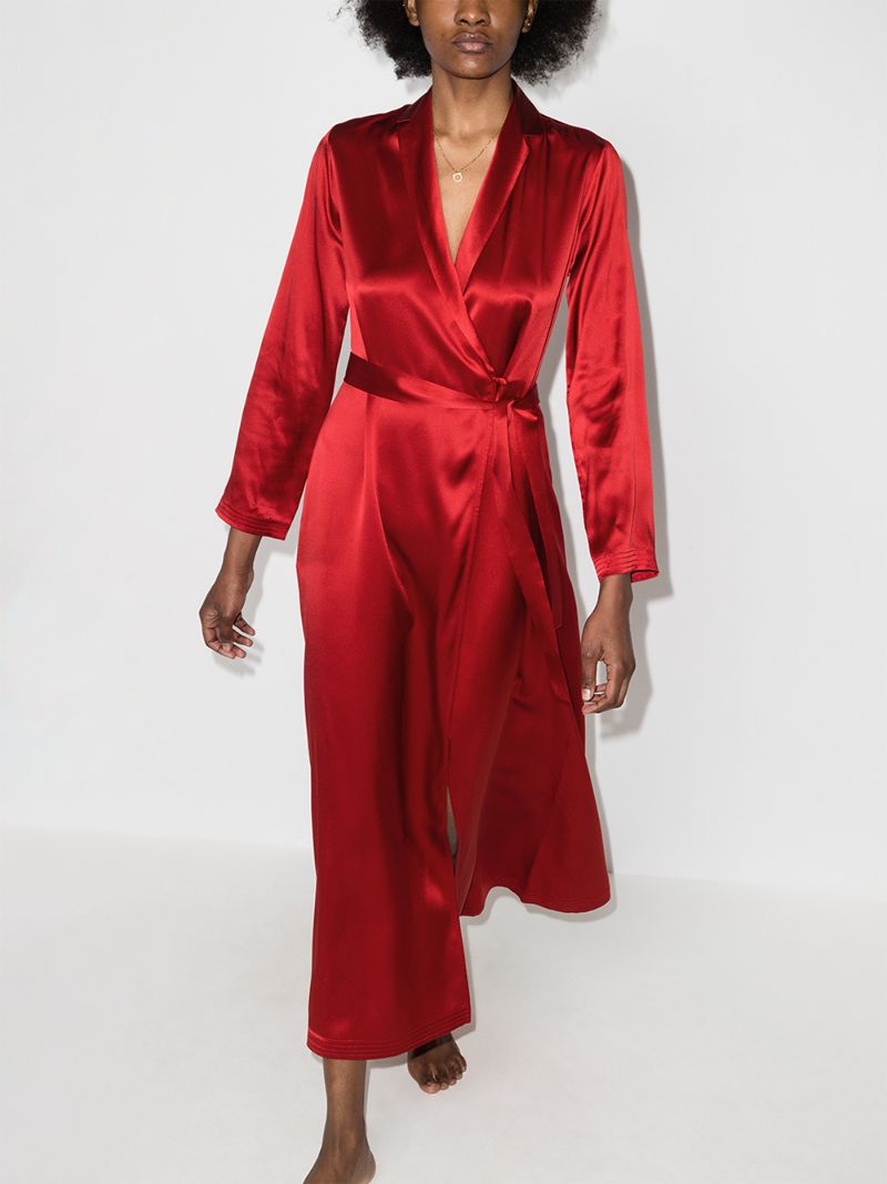 Long Silk Robe