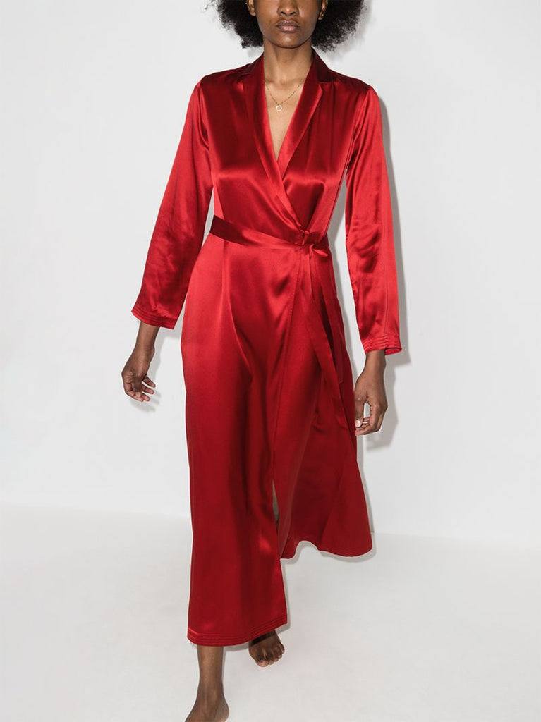 Long Silk Robe
