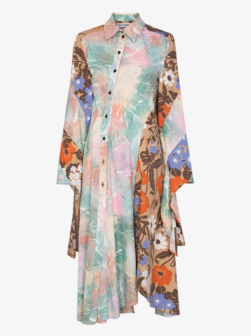 Bonnie Twisted Panel Shirt Dress