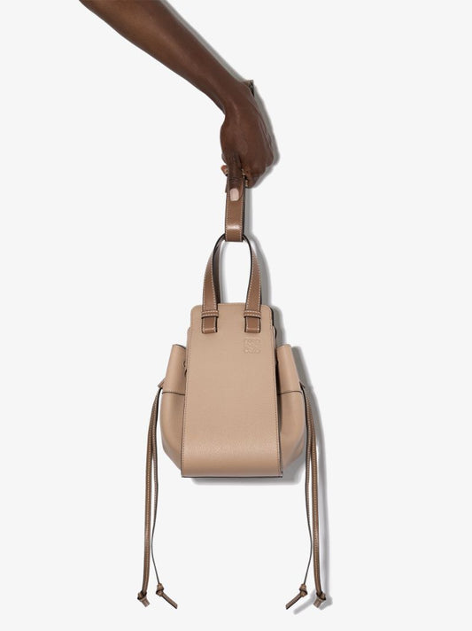 Neutral Hammock Mini Leather Shoulder Bag