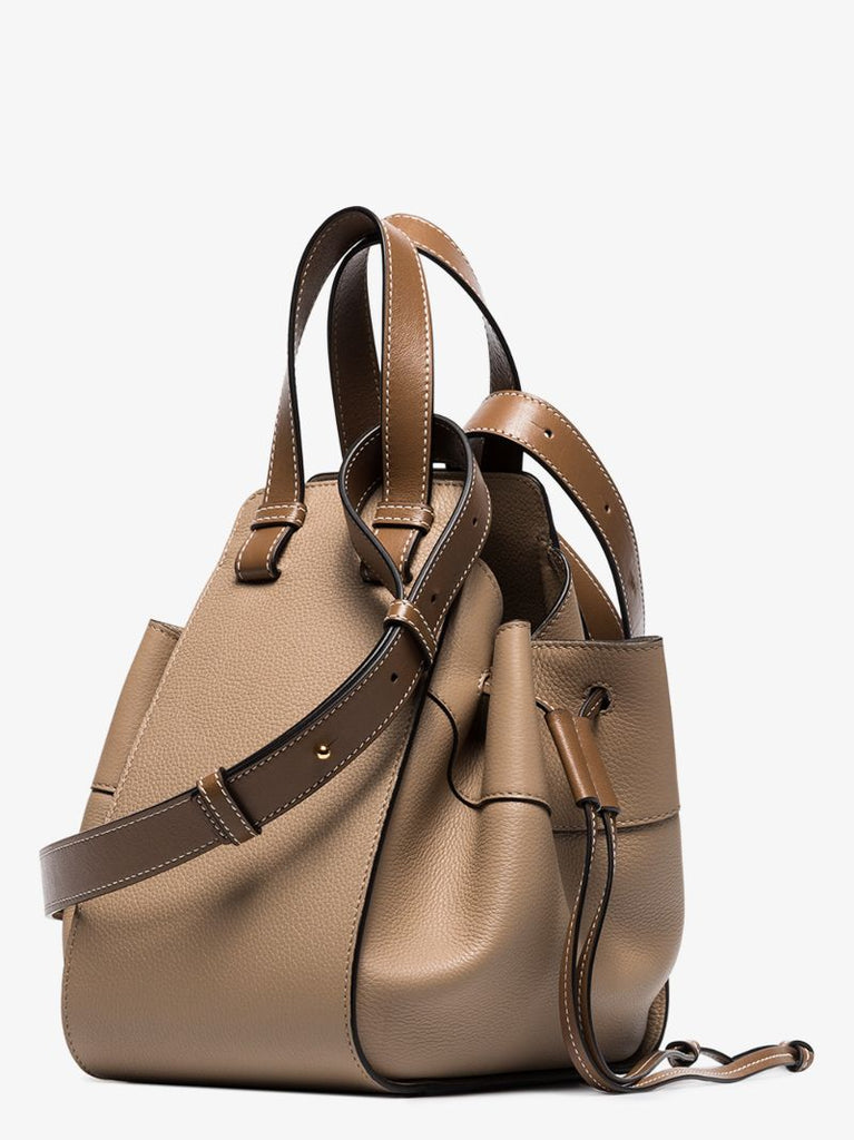 Neutral Hammock Mini Leather Shoulder Bag
