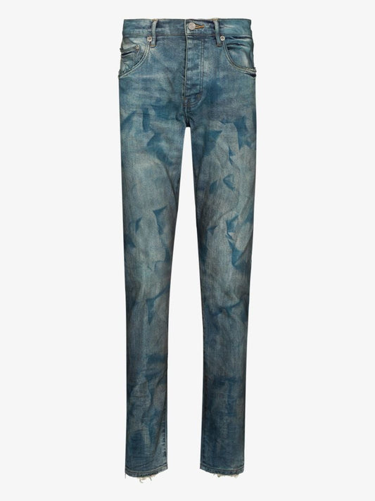P001 French Dirty Resin Slim Fit Jeans