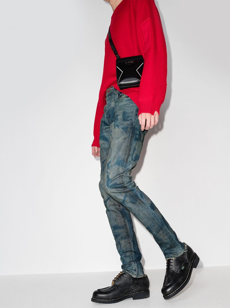 P001 French Dirty Resin Slim Fit Jeans