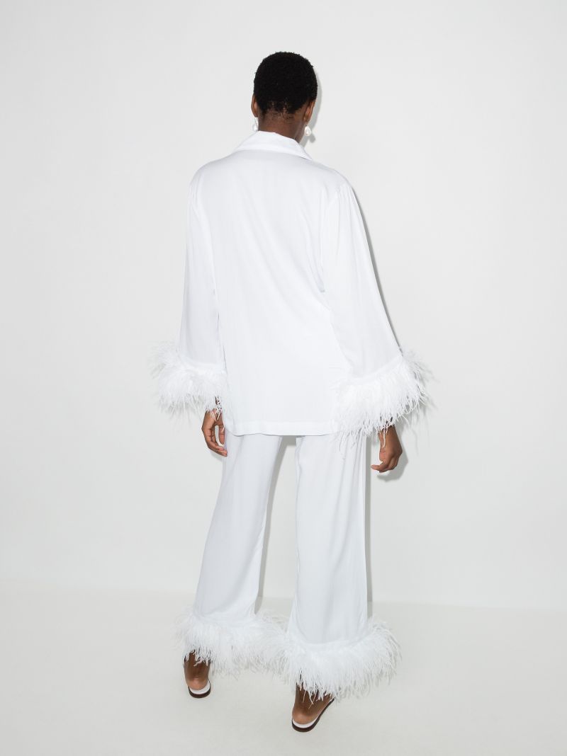Feather Trim Pyjamas