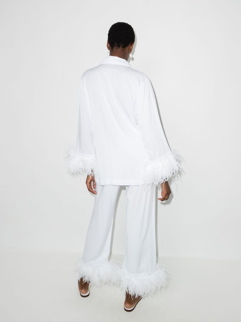 Feather Trim Pyjamas