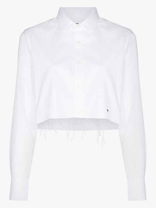 Cropped Cotton Shirt