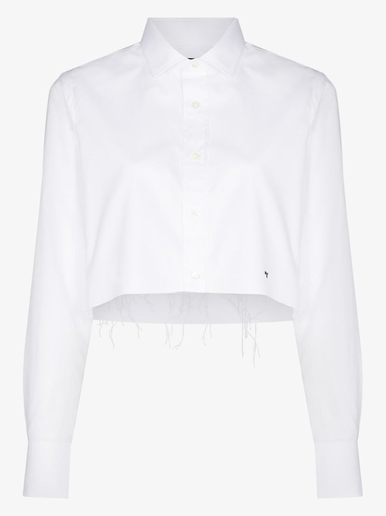 Cropped Cotton Shirt