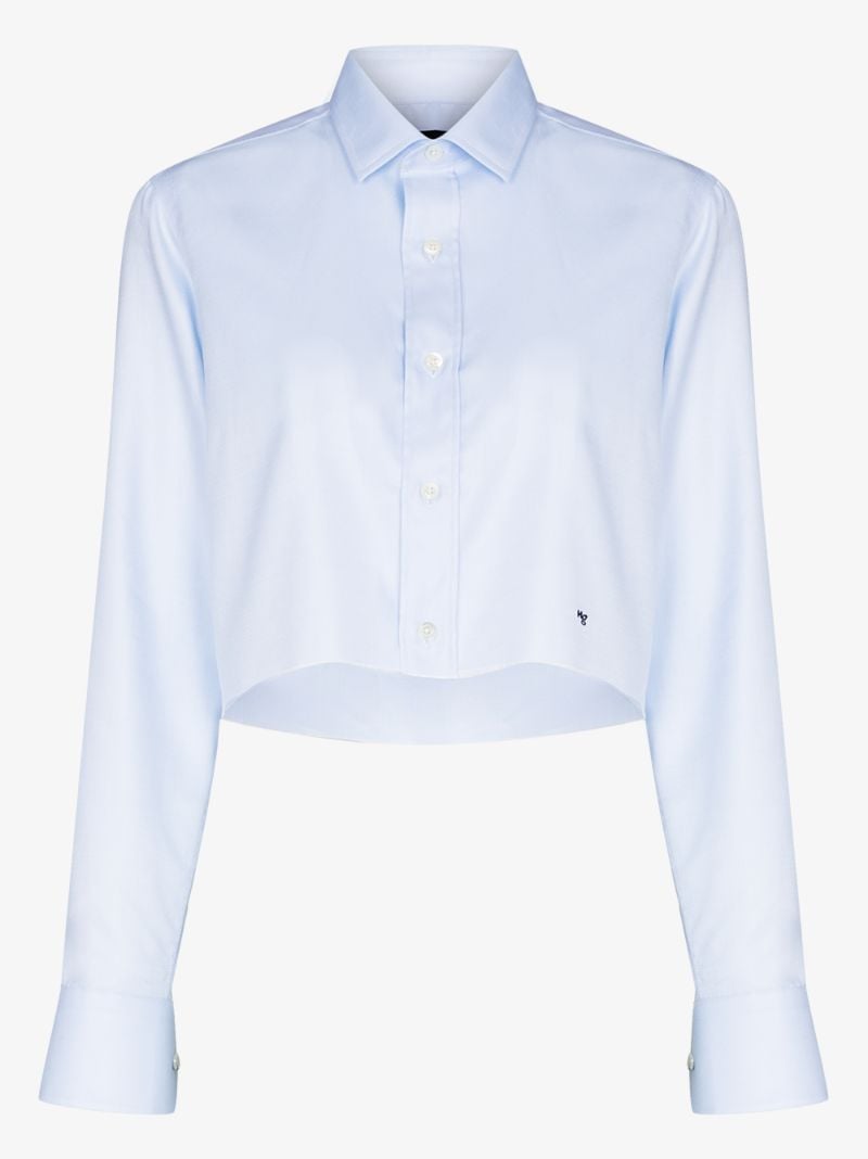 X Browns 50 Cropped Cotton Shirt