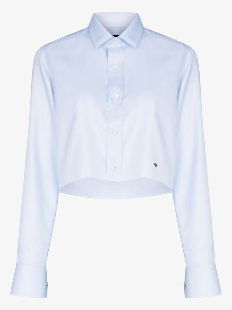X Browns 50 Cropped Cotton Shirt