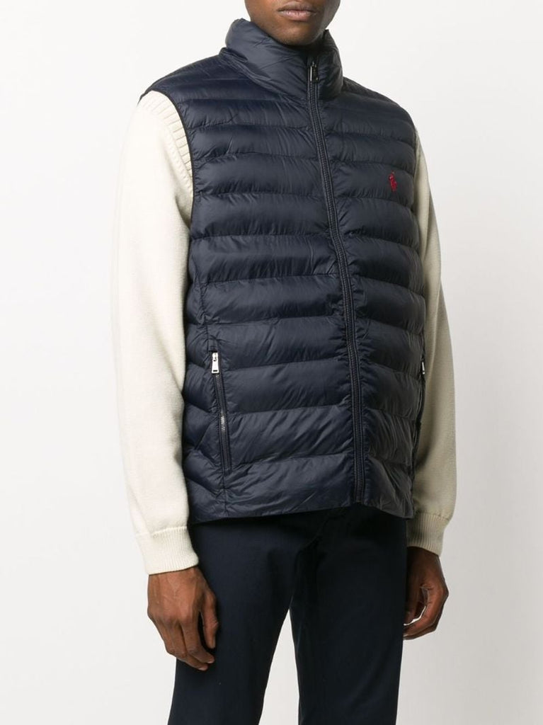 Blue Polo Pony Quilted Vest