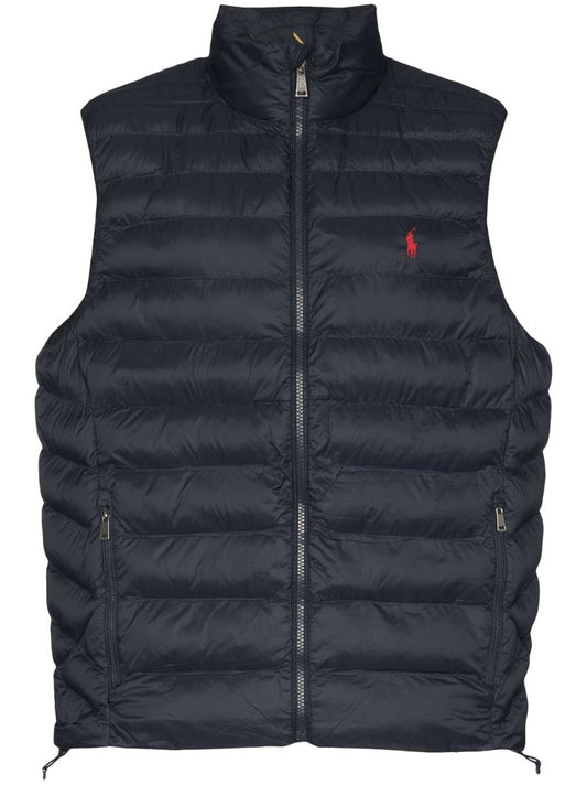 Blue Polo Pony Quilted Vest