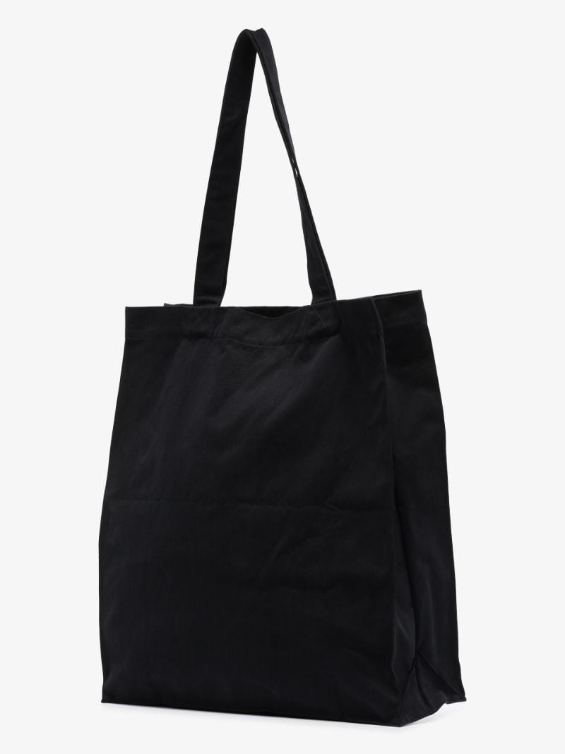 Black and White Printed Cotton Tote Bag