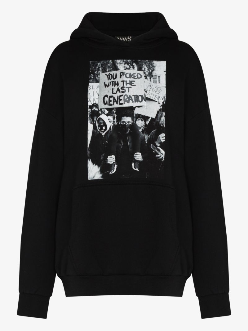 Printed Organic Cotton Hoodie