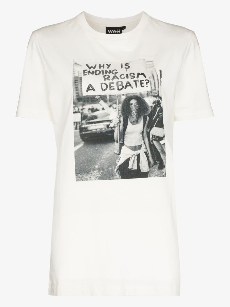 Protests Printed Cotton T-shirt