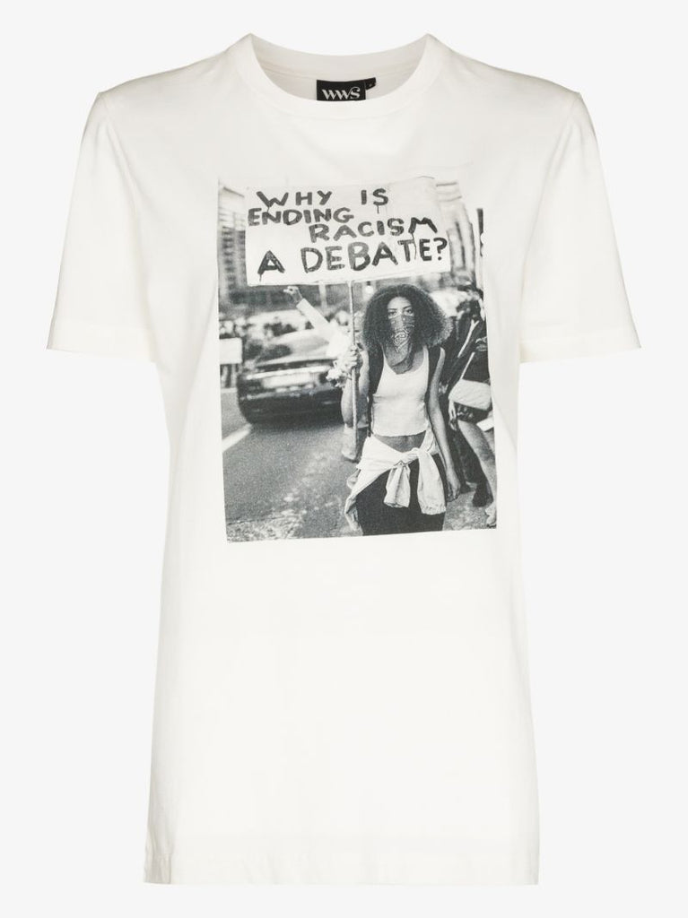 Protests Printed Cotton T-shirt