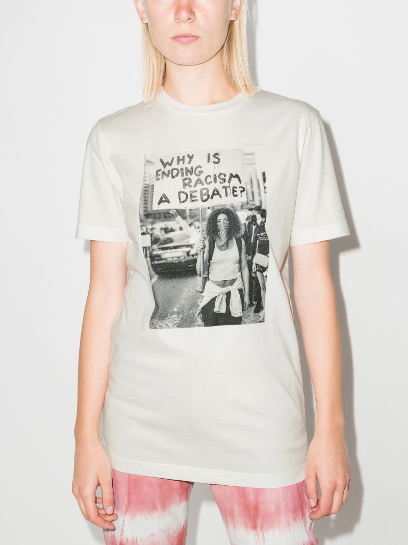 Protests Printed Cotton T-shirt