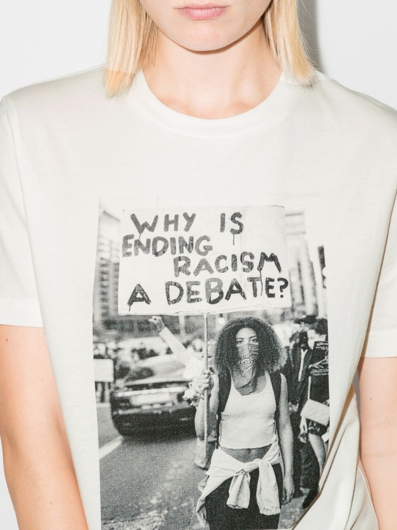 Protests Printed Cotton T-shirt