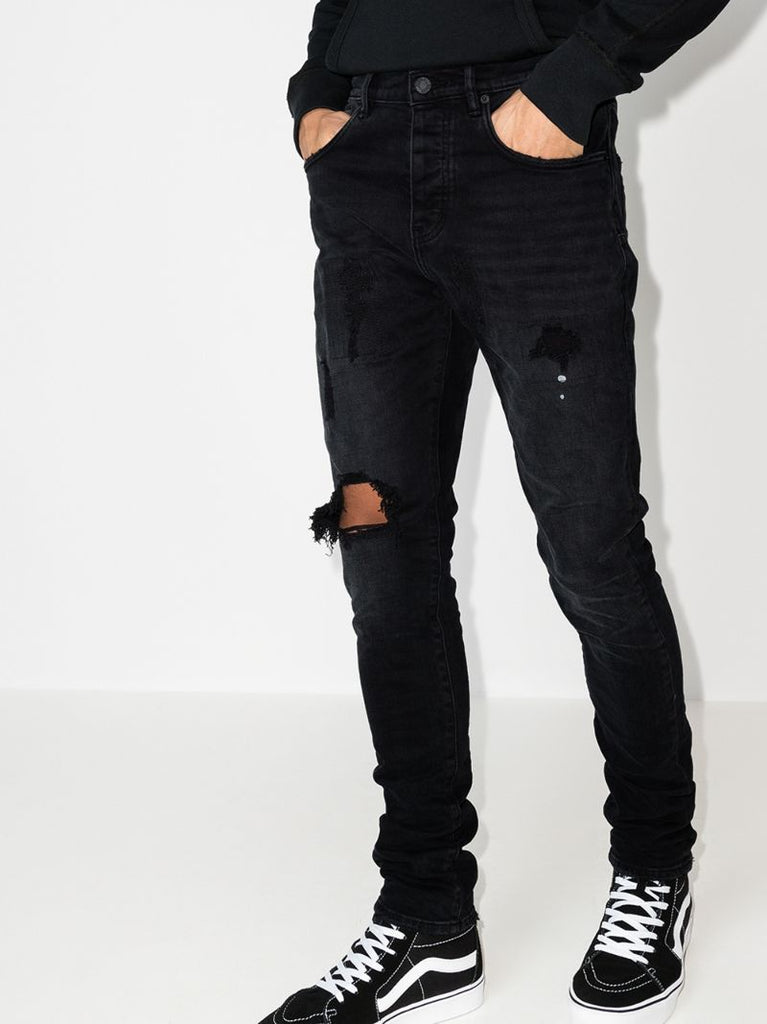 P002 Ripped Slim Jeans