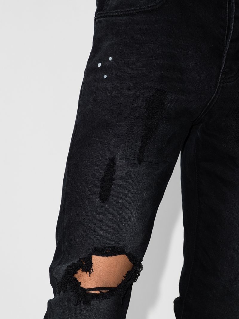 P002 Ripped Slim Jeans