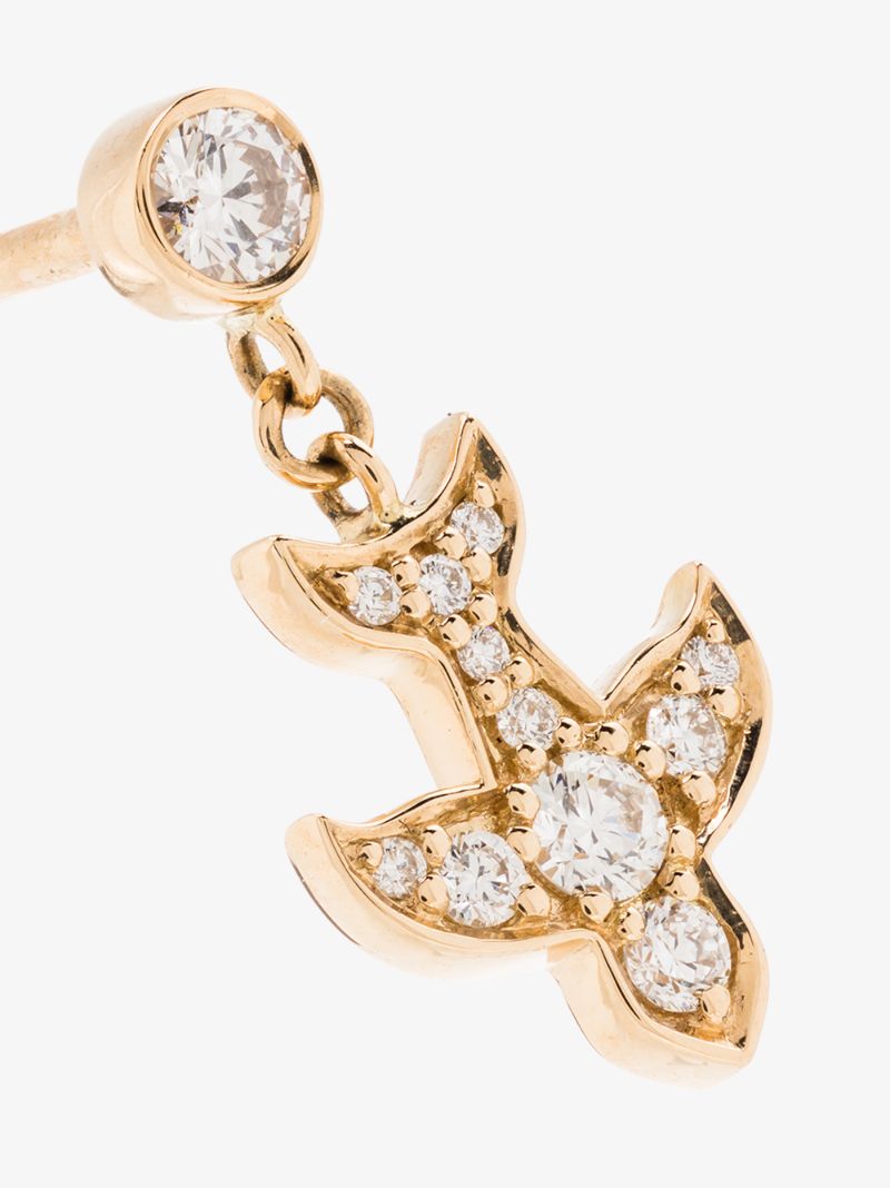 18k Yellow Gold Paloma Diamond Earring