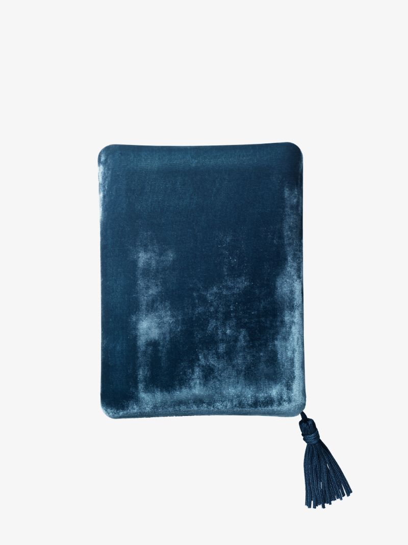 Blue TrÃ_x0083_Â©sor Silk Velvet Jewellery Box