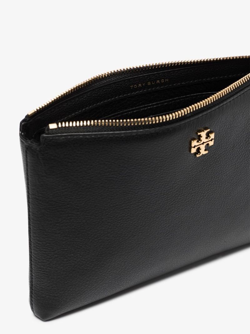Black Kira Grained Leather Cross Body Bag