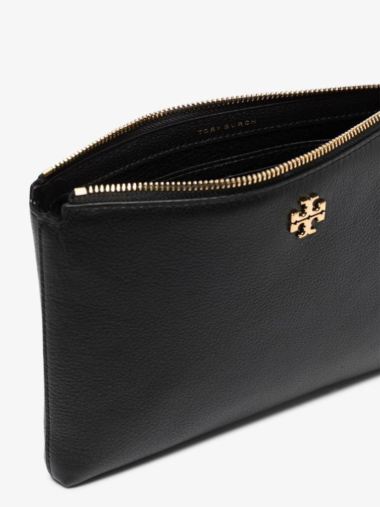 Black Kira Grained Leather Cross Body Bag