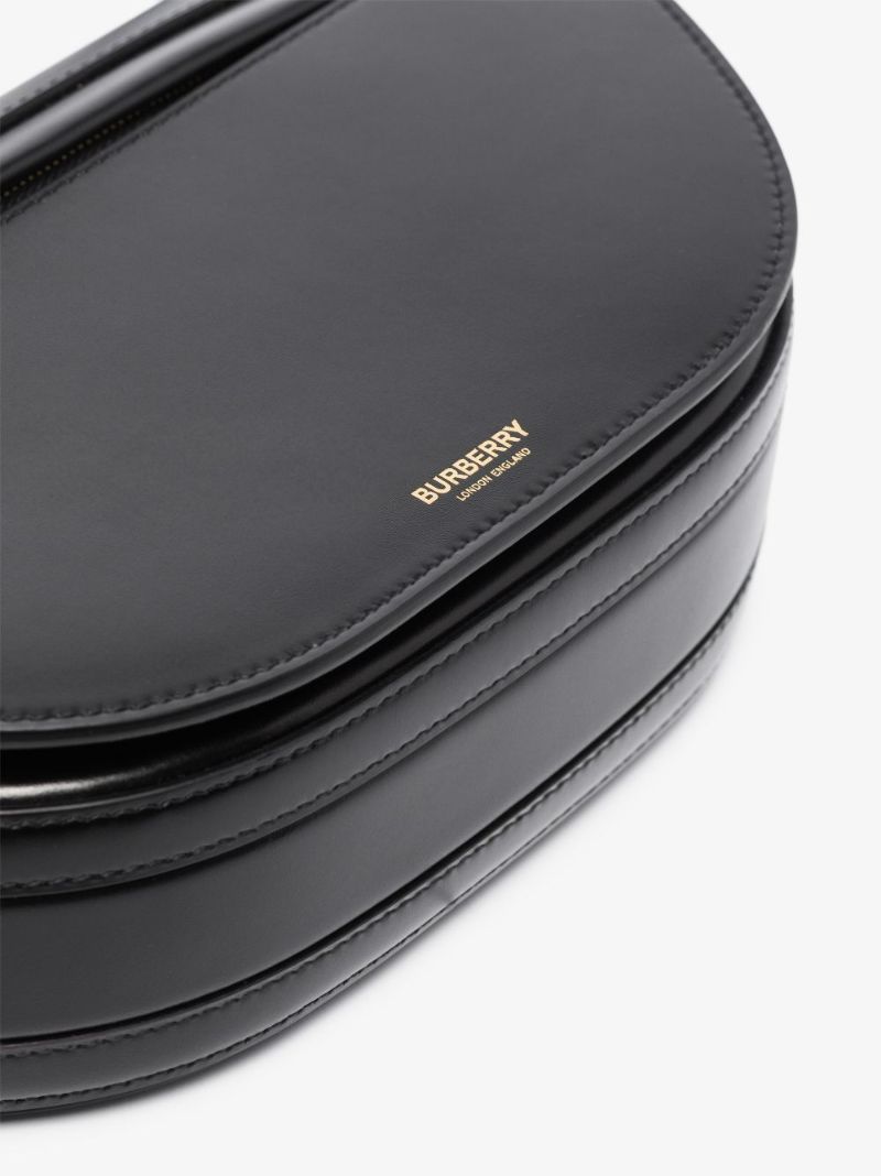 Black Olympia Leather Shoulder Bag