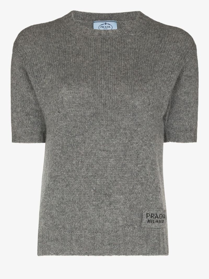 Knitted Logo Patch Sweater