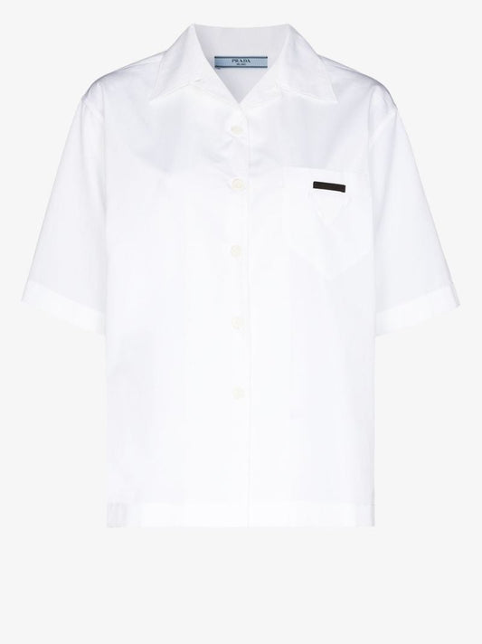 Panelled Bowling-style Shirt