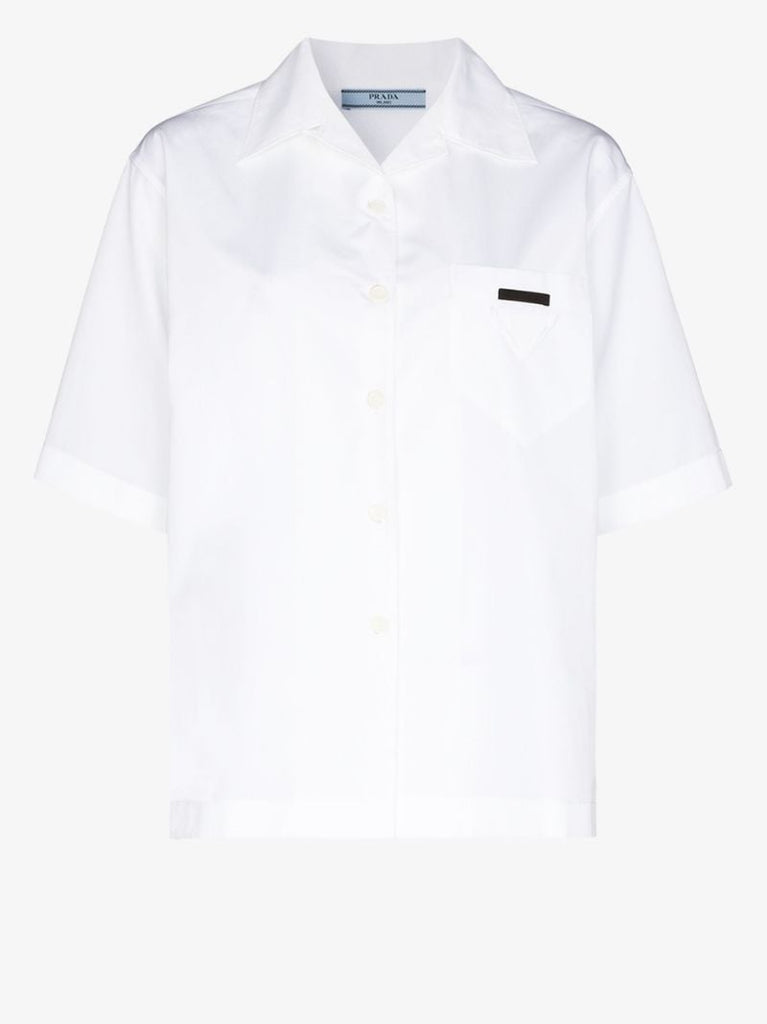 Panelled Bowling-style Shirt