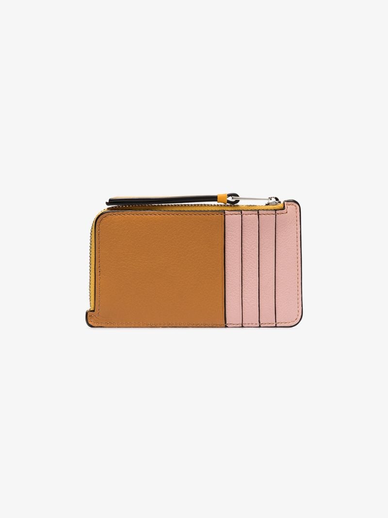 Multicoloured Leather Card Holder
