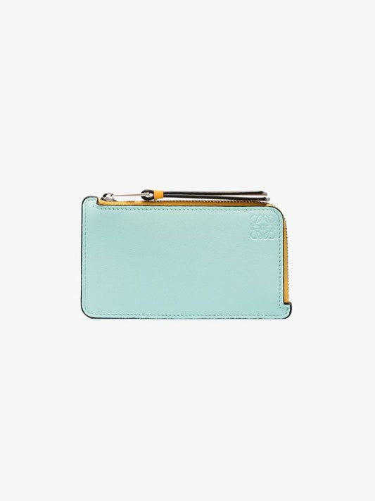 Multicoloured Leather Card Holder