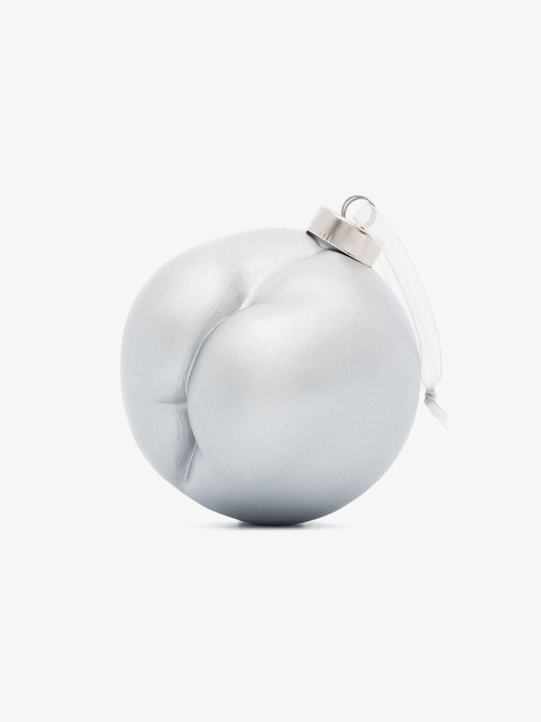 Silver Earthenware Bauble Set