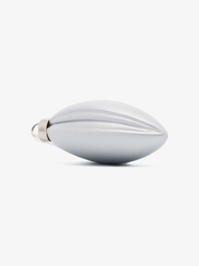 Silver Earthenware Bauble Set