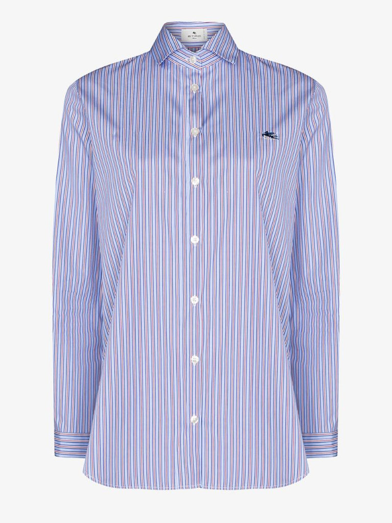 Striped Cotton Poplin Shirt