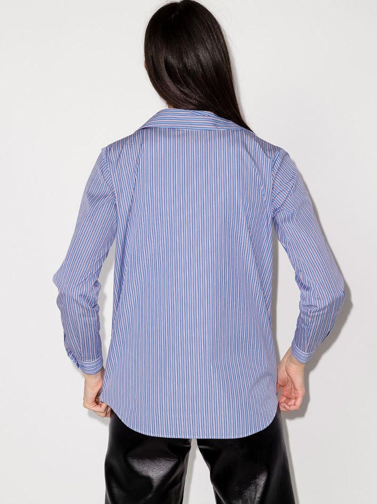 Striped Cotton Poplin Shirt