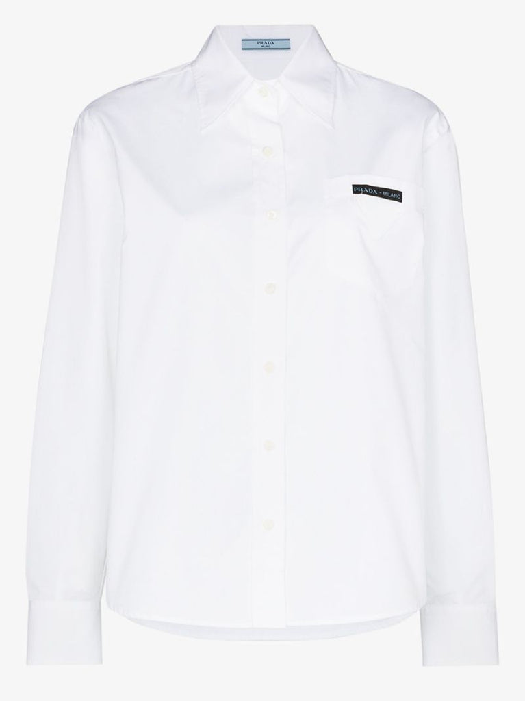 Logo Patch Buttoned Shirt