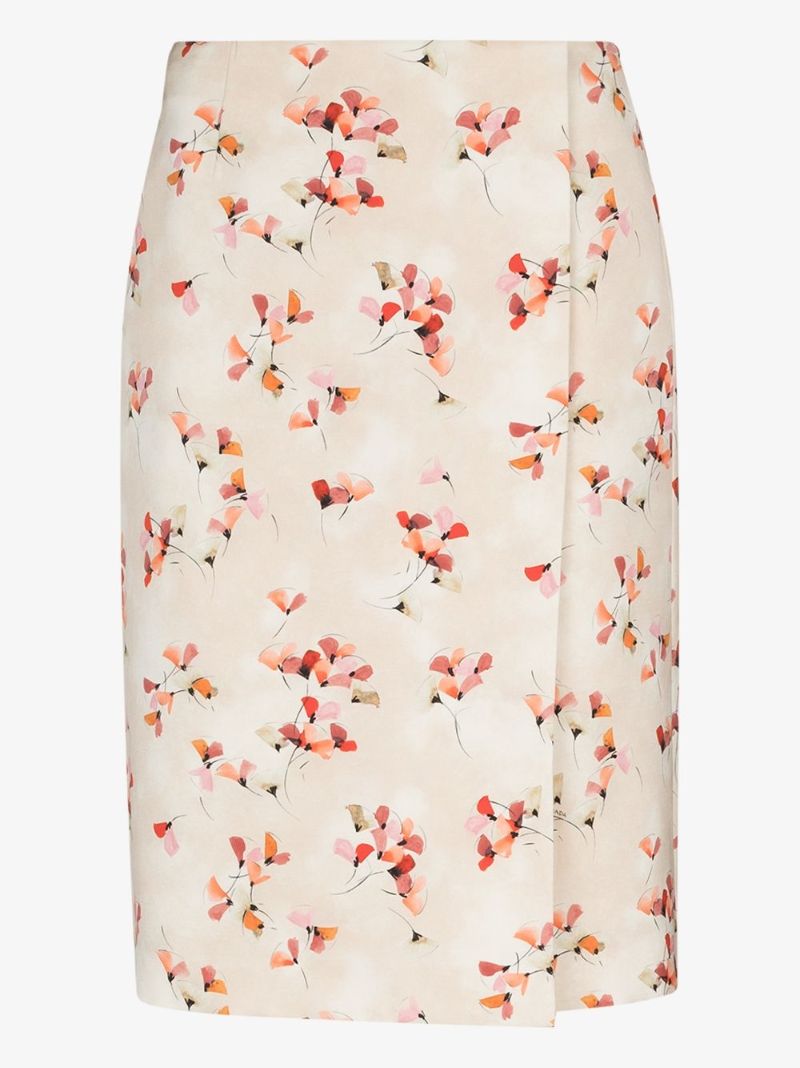 Radzimir Knee-length Floral Skirt