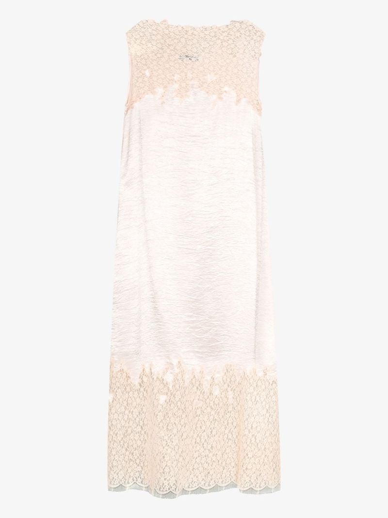 Lace Panel Shift Dress