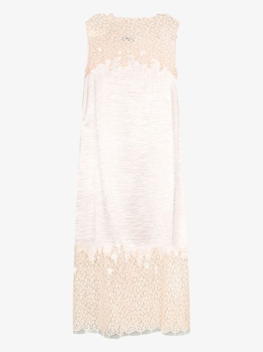 Lace Panel Shift Dress
