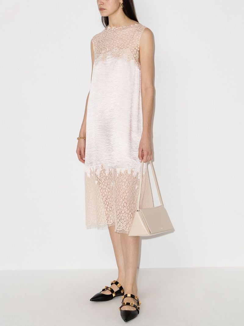 Lace Panel Shift Dress